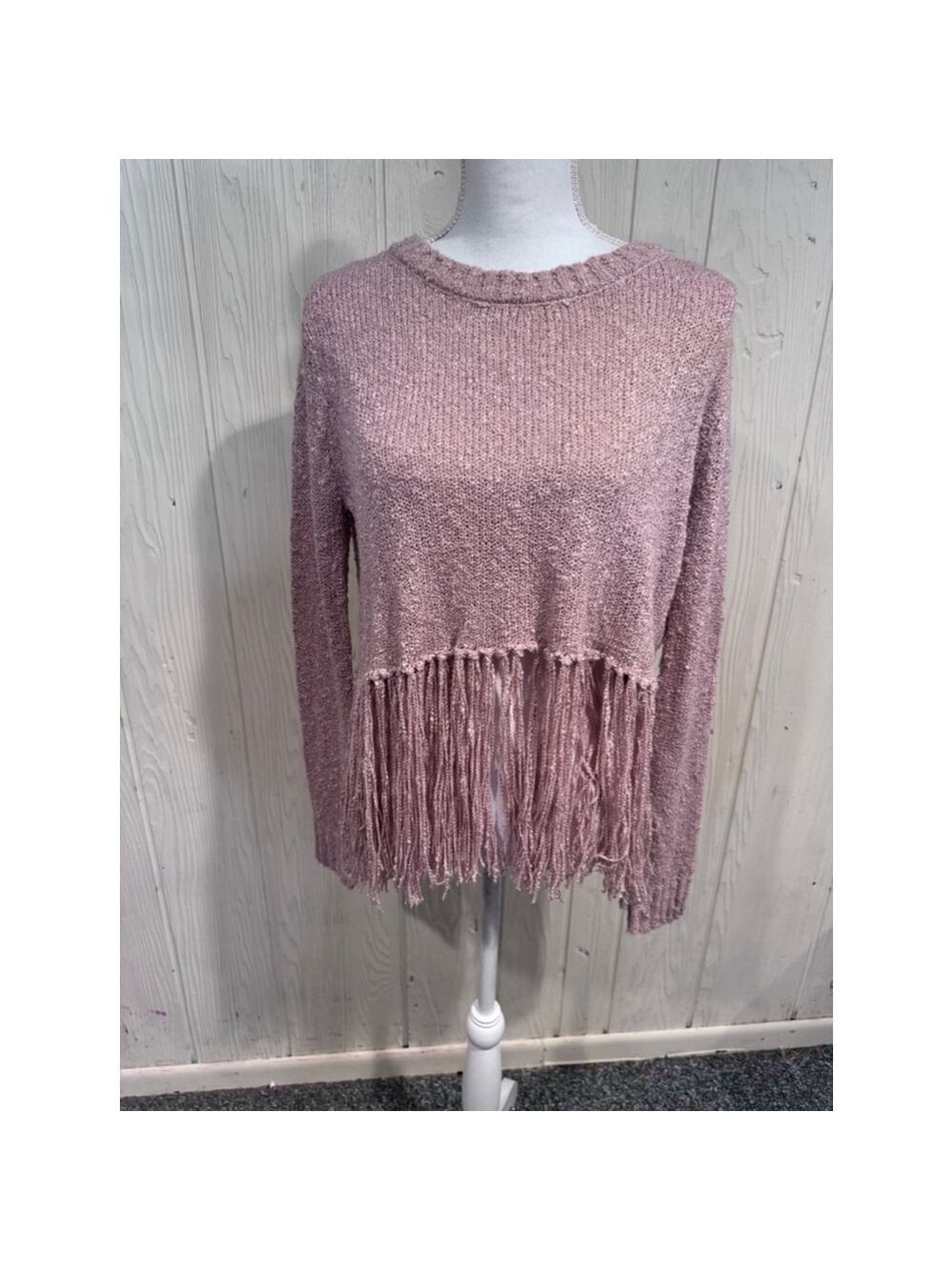 Fate by LFD Sweater Pink Beige Small
